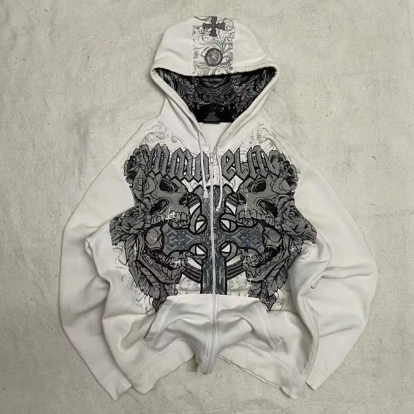 Large size loose jacket American cleanfit pilot casual jacket men's spring and autumn handsome high street functional style