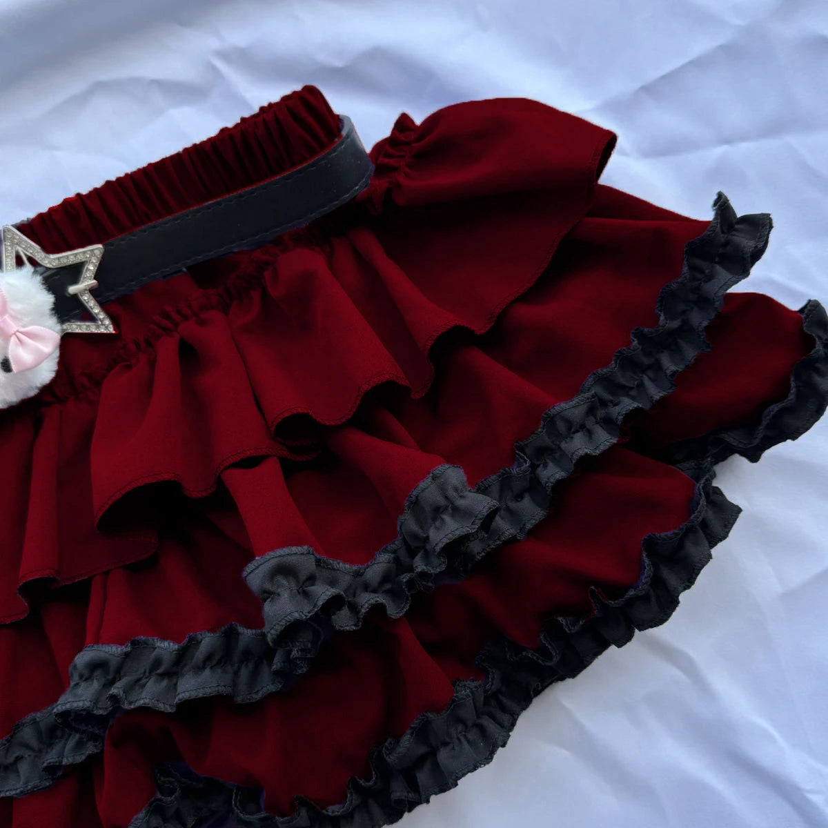 Y2K Spicy Girl Subculture Punk Girl Anti exposure Half length Skirt Harajuku Style Trend Pumpkin Short Skirt Cake Puff Skirt