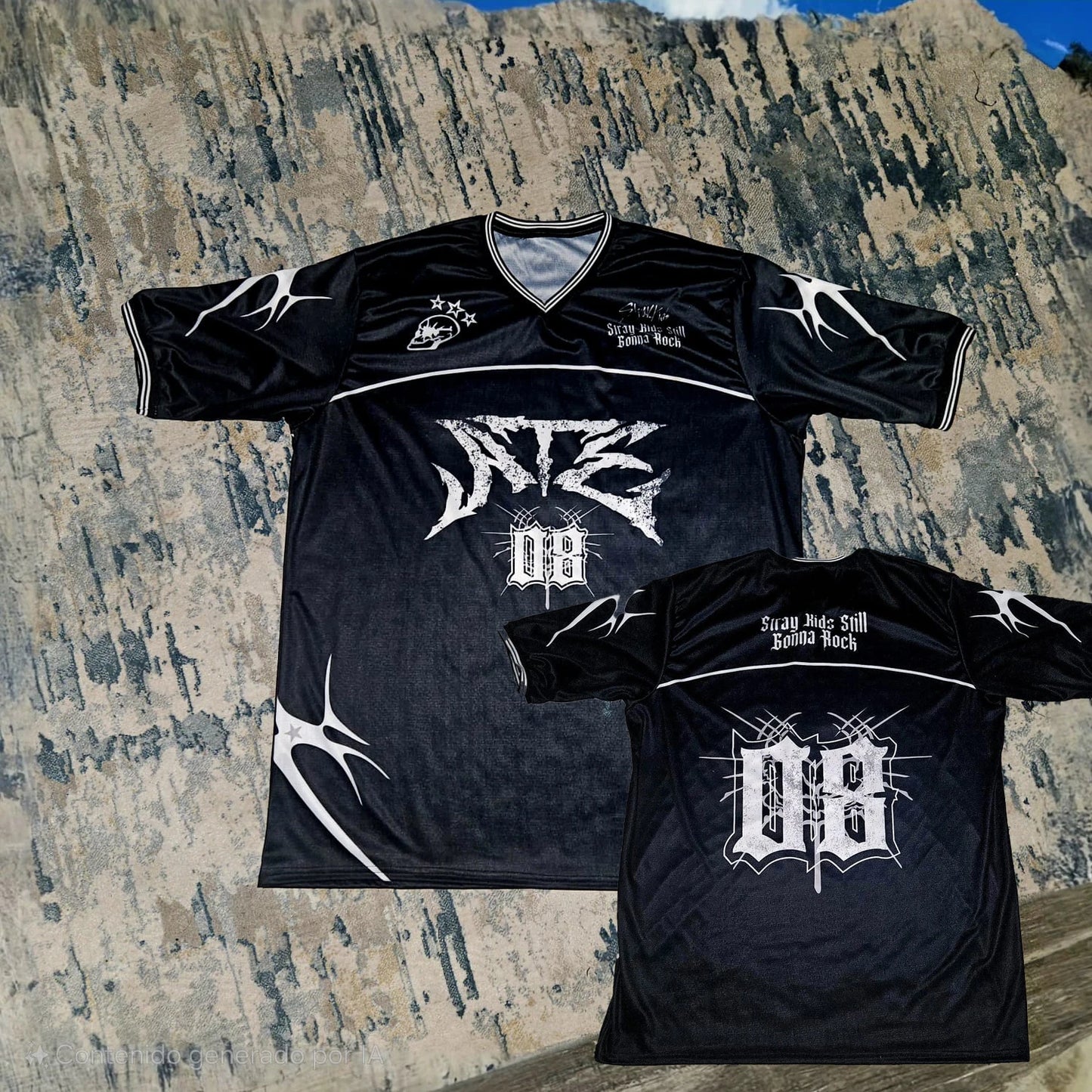 Summer Women'S Korean Version Ybsy Football Jersey T-Shirt V-Neck Loose And Fashionable Street Wear Versatile Sports Casual Top