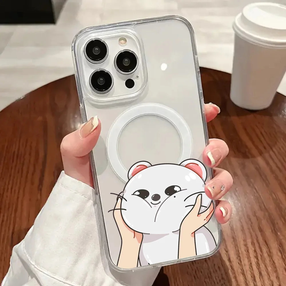 Kpop Stray--kids S-skzoo Phone Case Magnetic For IPhone 16 14 13 11 12 15 Pro Max X XR XS Plus SE Soft Clear Tpu Cover