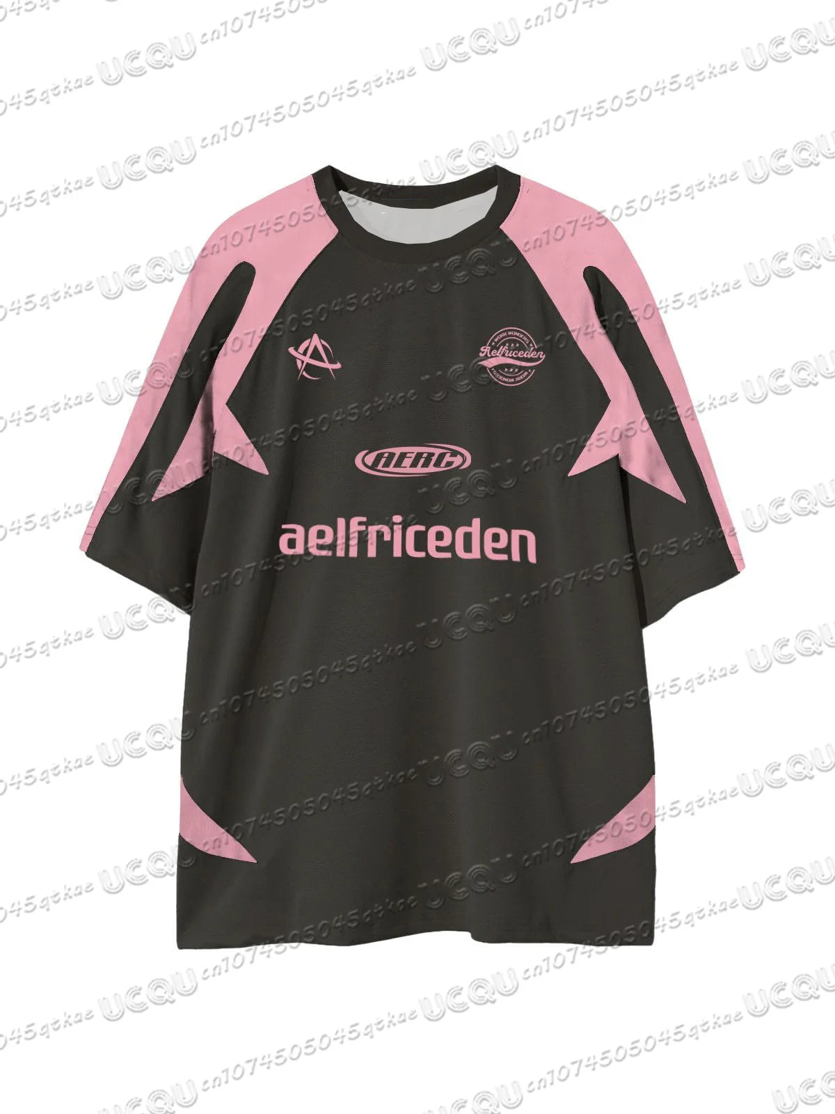 Summer Women'S Printed T-Shirt With American O-Neck Oversized Loose&Fashionable Streetwear Y2k Casual Sports Jersey Women'S Top