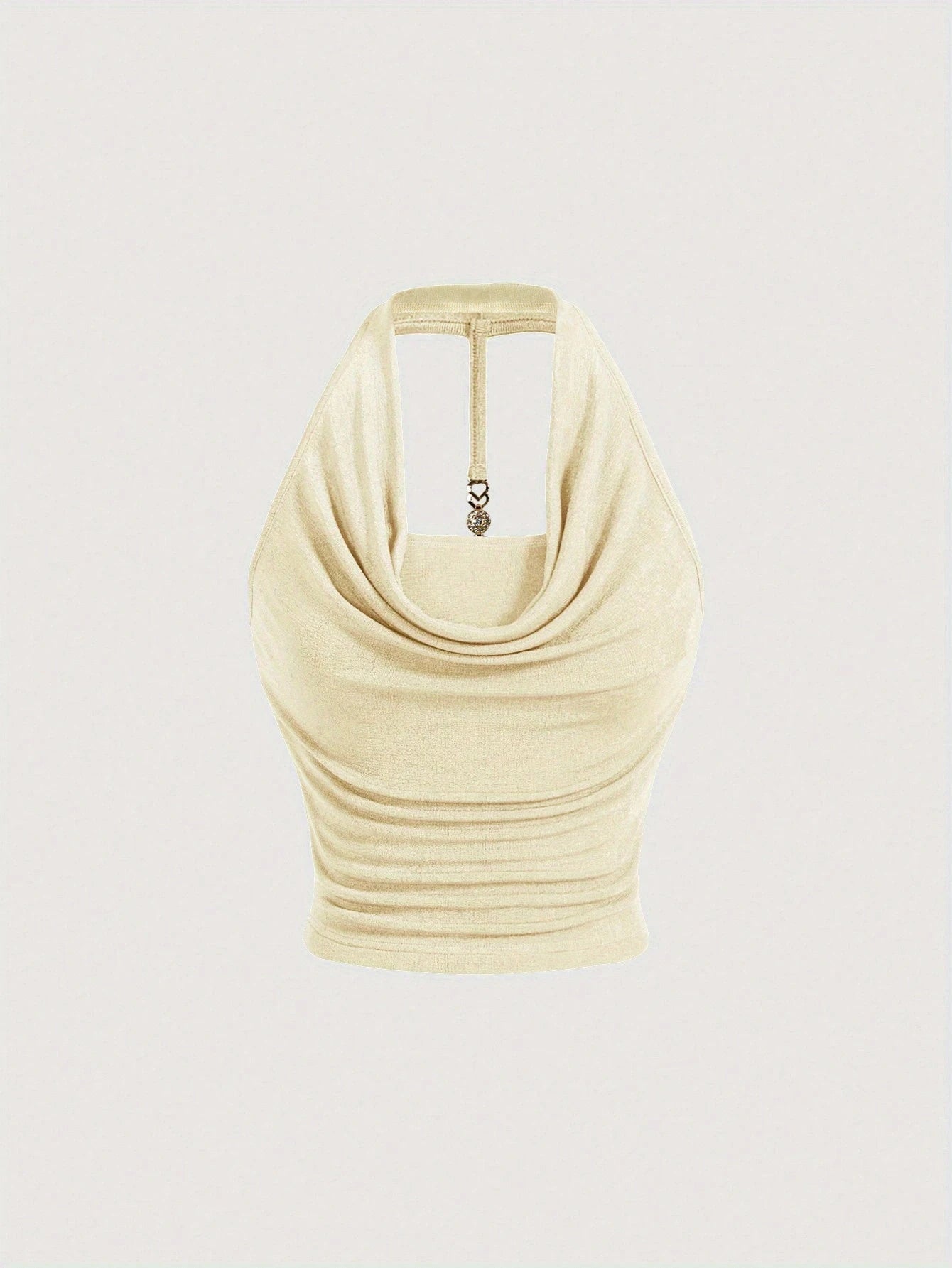 New niche elegant and comfortable neck halter women's vest single piece