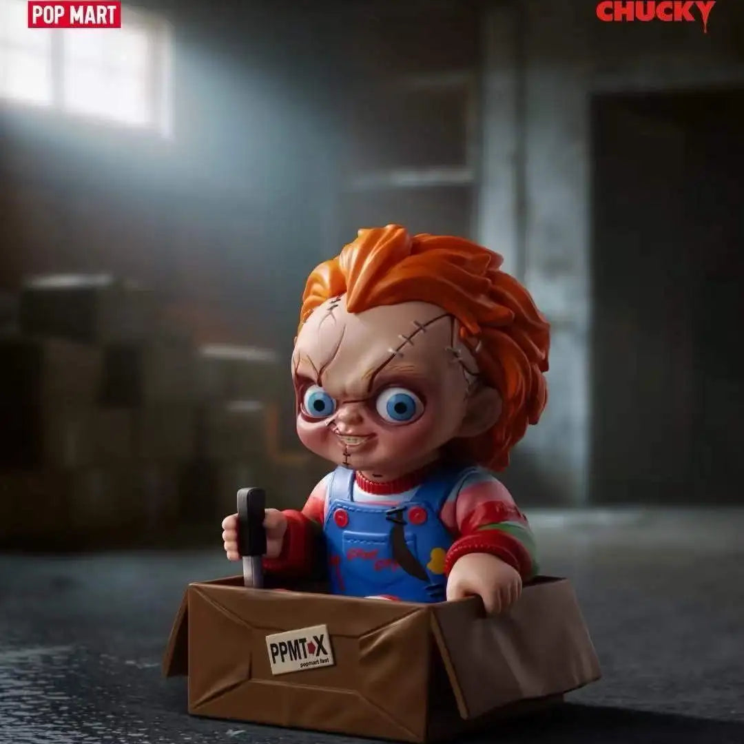 POPMART Chucky Ghost Return Series Blind Box Handheld Anime Figure Collections Ornament Halloween Gifts