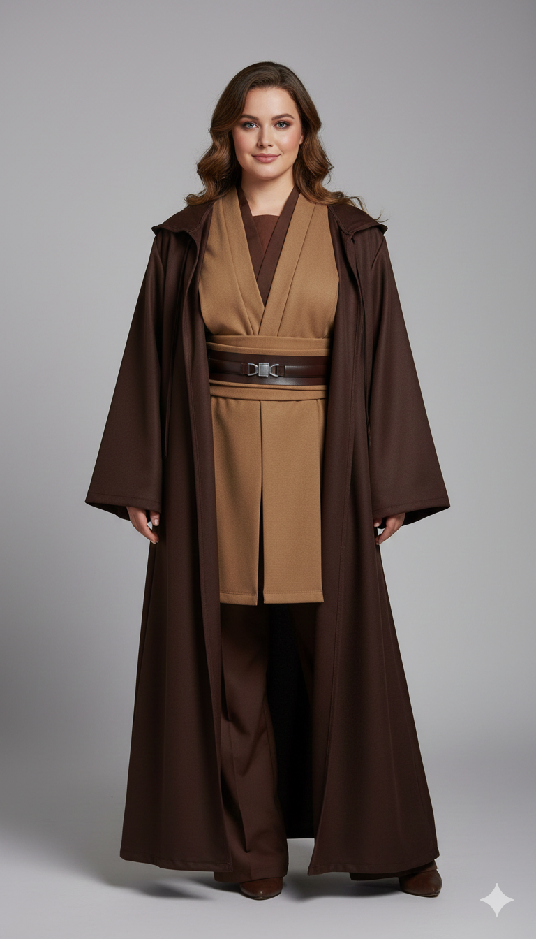 Jedi Warrior Cosplay Costume – Movie-Inspired Anakin Style Outfit | Unisex | Plus Size up to 4XL