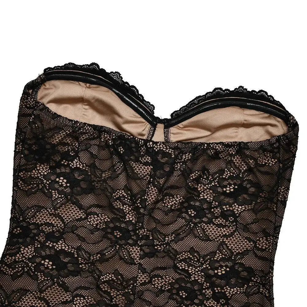 Townlike Lace Slim Bodycon Maxi Long Dress Women 2025 Summer Autumn Winter Dress Nightclub Sexy Party Dresses With Shawl Lining