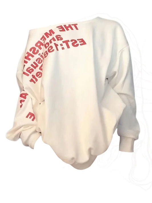 Y2k Sexy Oversize T shirt Women Streetwear Print Long sleeve Basic Top Lady Fall Winter Korean Fashion Oversized Tees Shirt