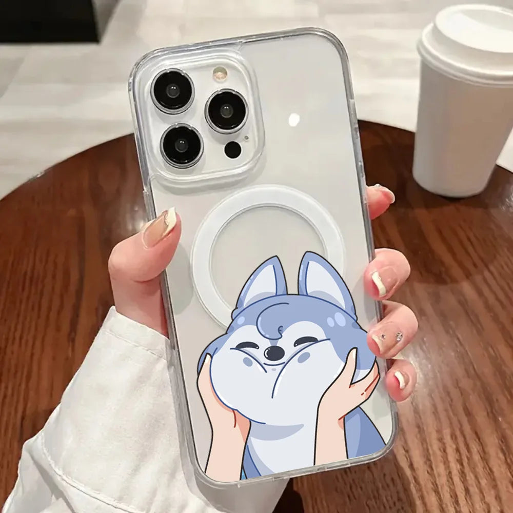 Kpop Stray--kids S-skzoo Phone Case Magnetic For IPhone 16 14 13 11 12 15 Pro Max X XR XS Plus SE Soft Clear Tpu Cover