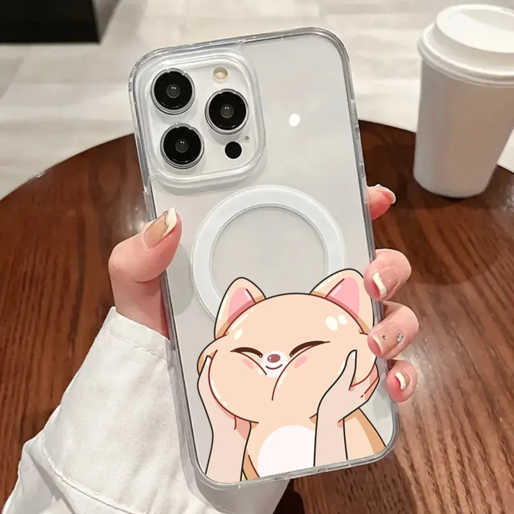 Kpop Stray--kids S-skzoo Phone Case Magnetic For IPhone 16 14 13 11 12 15 Pro Max X XR XS Plus SE Soft Clear Tpu Cover