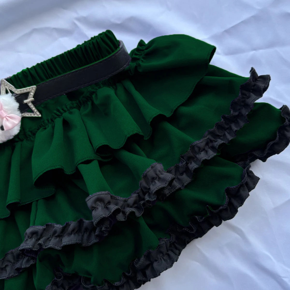 Y2K Spicy Girl Subculture Punk Girl Anti exposure Half length Skirt Harajuku Style Trend Pumpkin Short Skirt Cake Puff Skirt