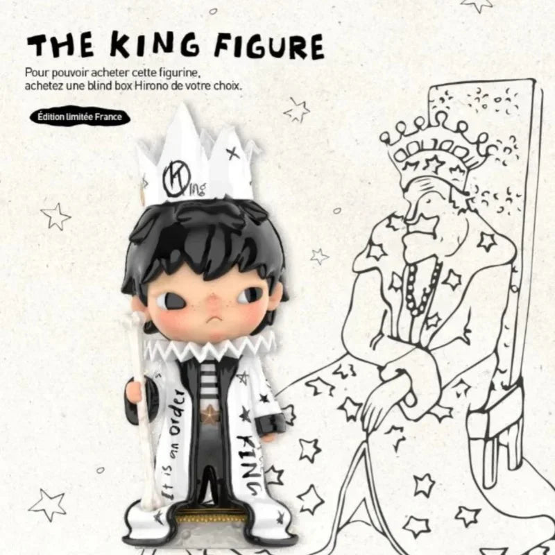 Genuine POPMART Hirono Exclusive Symbiosis Co  existence and King themed Limited