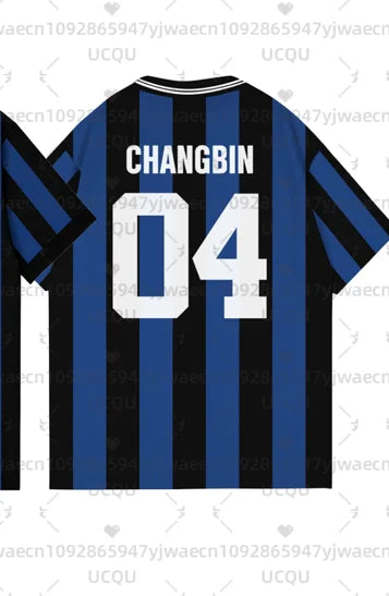 Kpop Stay Karma Album Fans TShirt Felix Bangchan Hyunjin Streetwear Casual Sport Oversize Short Sleeve Men's Clothing T-Shirt