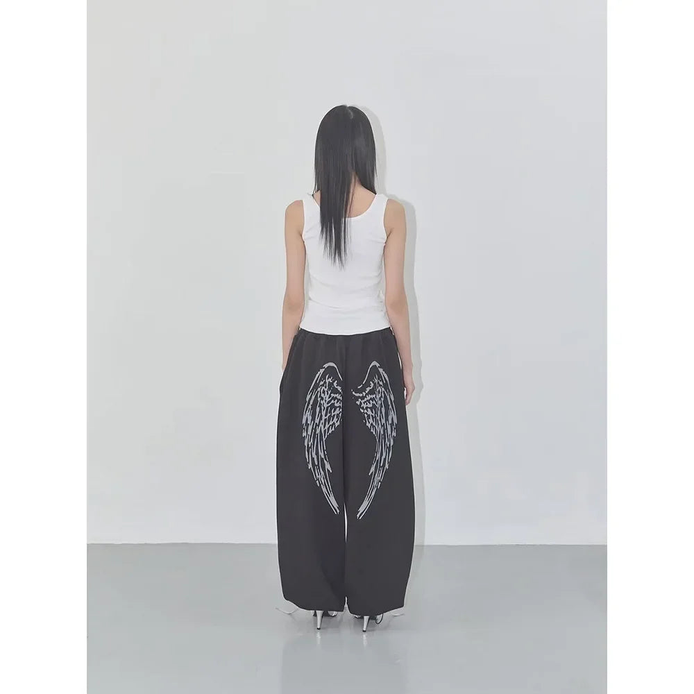 American Style Loose Women's Casual Pants Summer 2025 New Vintage Design Sensation Commuter Versatile Long Trousers