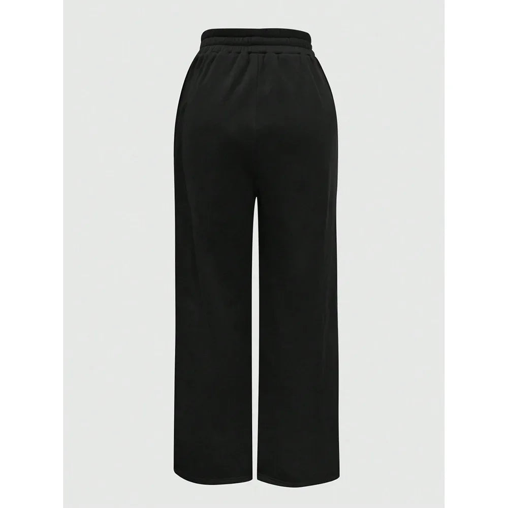 American Style Casual Pants Women Summer New Loose Retro Design Straight Tube Versatile Long Trousers Fashion Trend