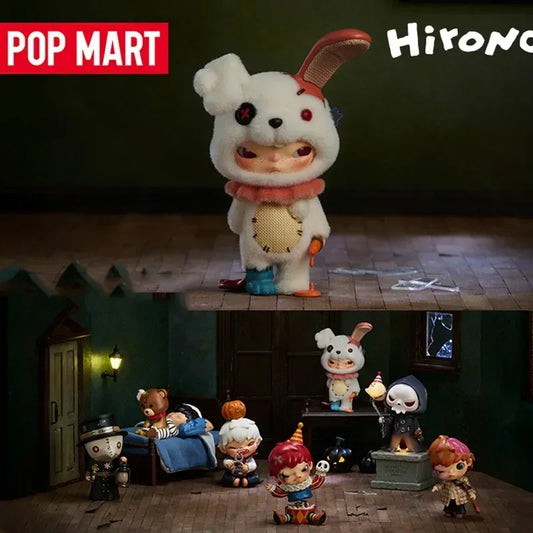POP MART Hirono Monster Is Carnival Series - Mystery Box Toys Doll Cute Anime Figure Blind Box Guess Bag Desktop Ornaments Gift