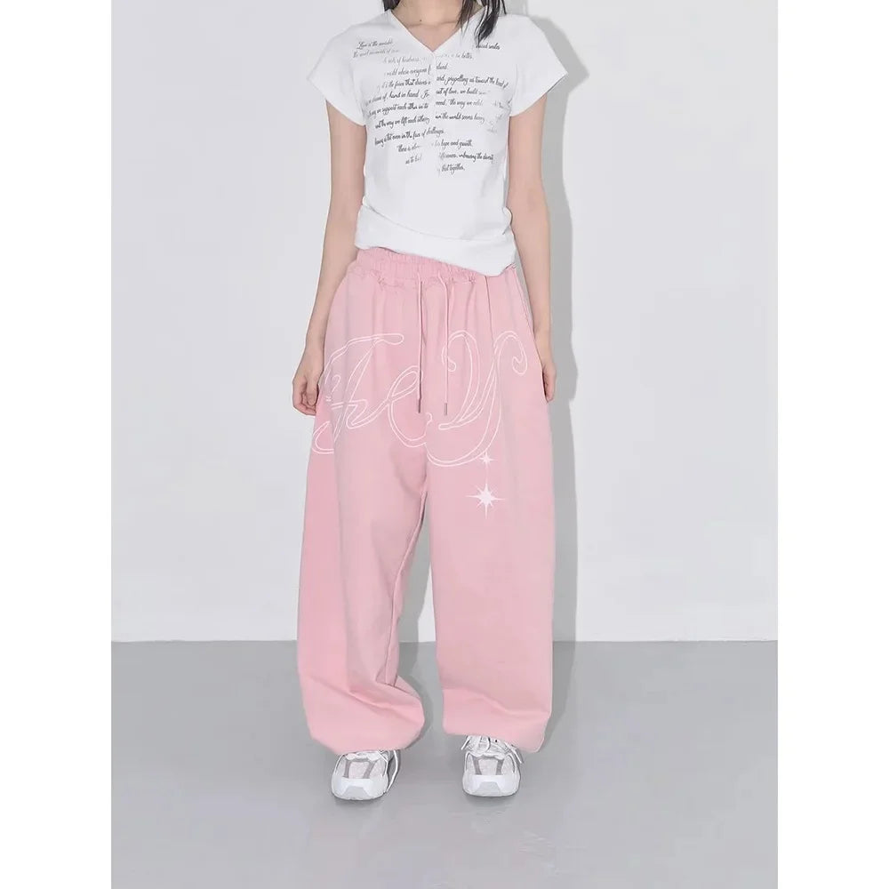 American Style Loose Women's Casual Pants Summer 2025 New Vintage Design Sensation Commuter Versatile Long Trousers