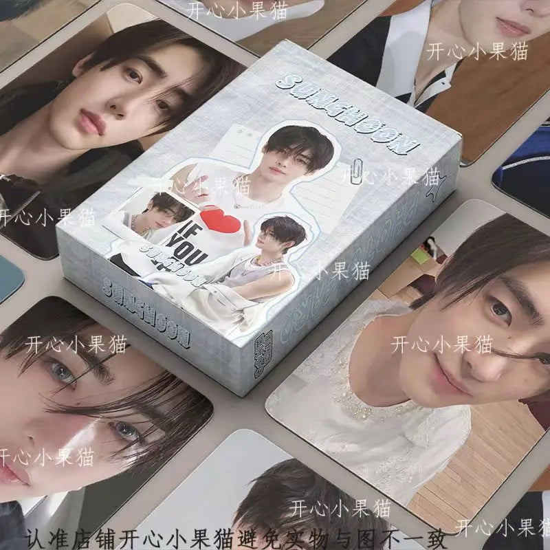 55Pcs Kpop Boy Group New Album ROMANCE:UNTOLD Lomo Cards JUNGWON HEESEUNG JAY SUNOO SUNGHOON NI-KI Photocards Fans Gift