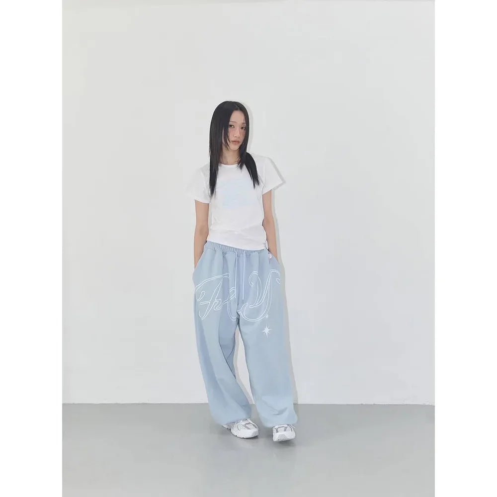 American Style Loose Women's Casual Pants Summer 2025 New Vintage Design Sensation Commuter Versatile Long Trousers