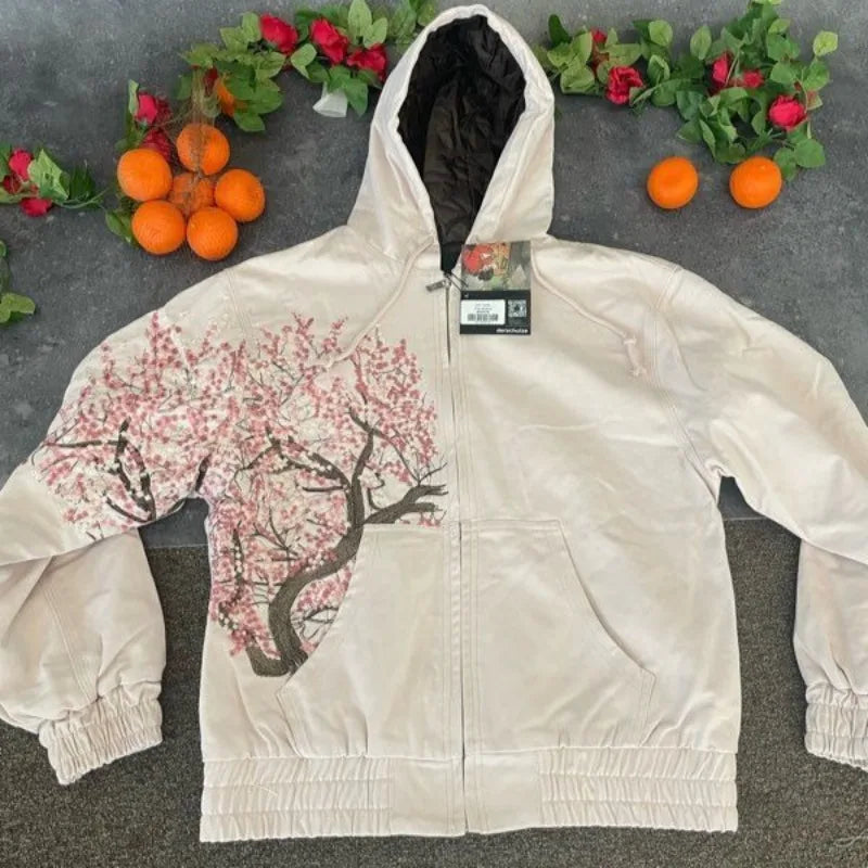 Large size loose jacket American cleanfit pilot casual jacket men's spring and autumn handsome high street functional style