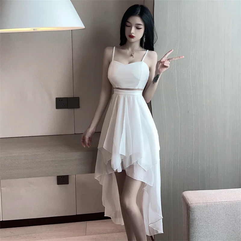 Ele Mermaid Gown with Lace Trim Sundr for Women Birthday Celebration Ball Gown Polyester Fabric Summer Cake Skirt