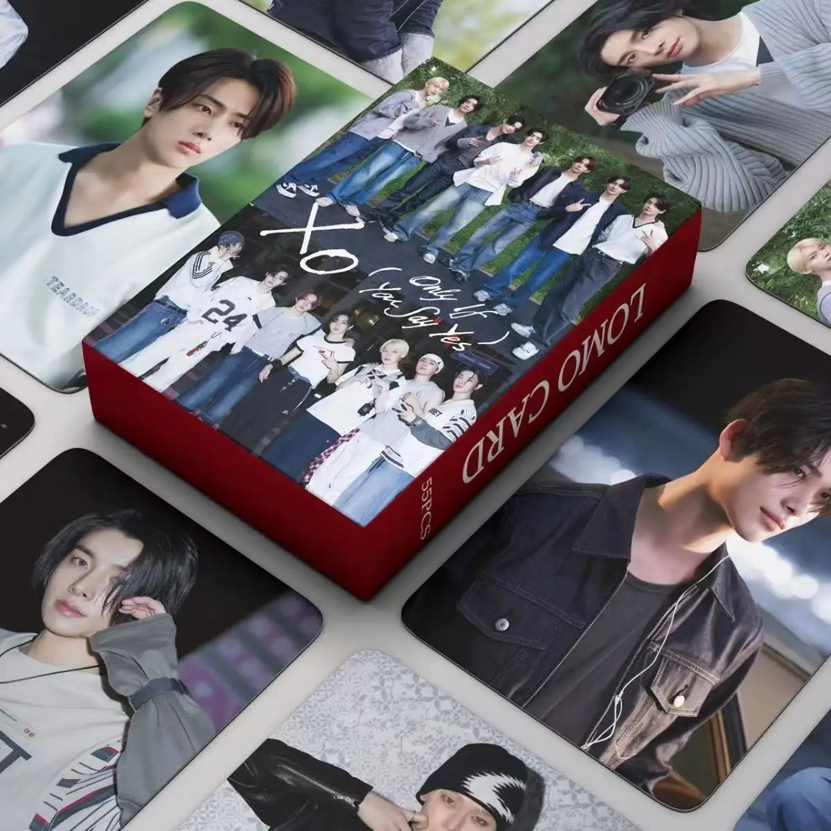 55Pcs Kpop Boy Group New Album ROMANCE:UNTOLD Lomo Cards JUNGWON HEESEUNG JAY SUNOO SUNGHOON NI-KI Photocards Fans Gift