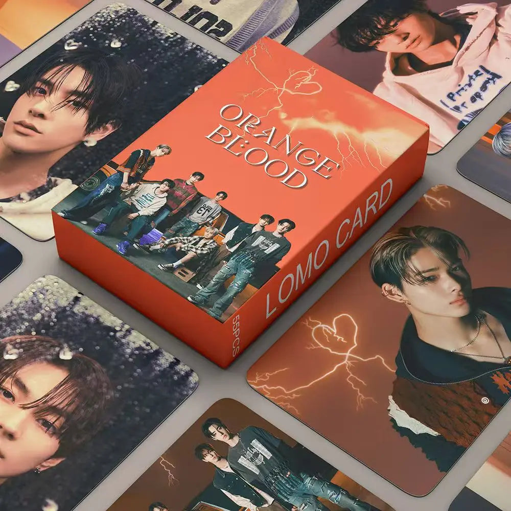 55Pcs Kpop Boy Group New Album ROMANCE:UNTOLD Lomo Cards JUNGWON HEESEUNG JAY SUNOO SUNGHOON NI-KI Photocards Fans Gift