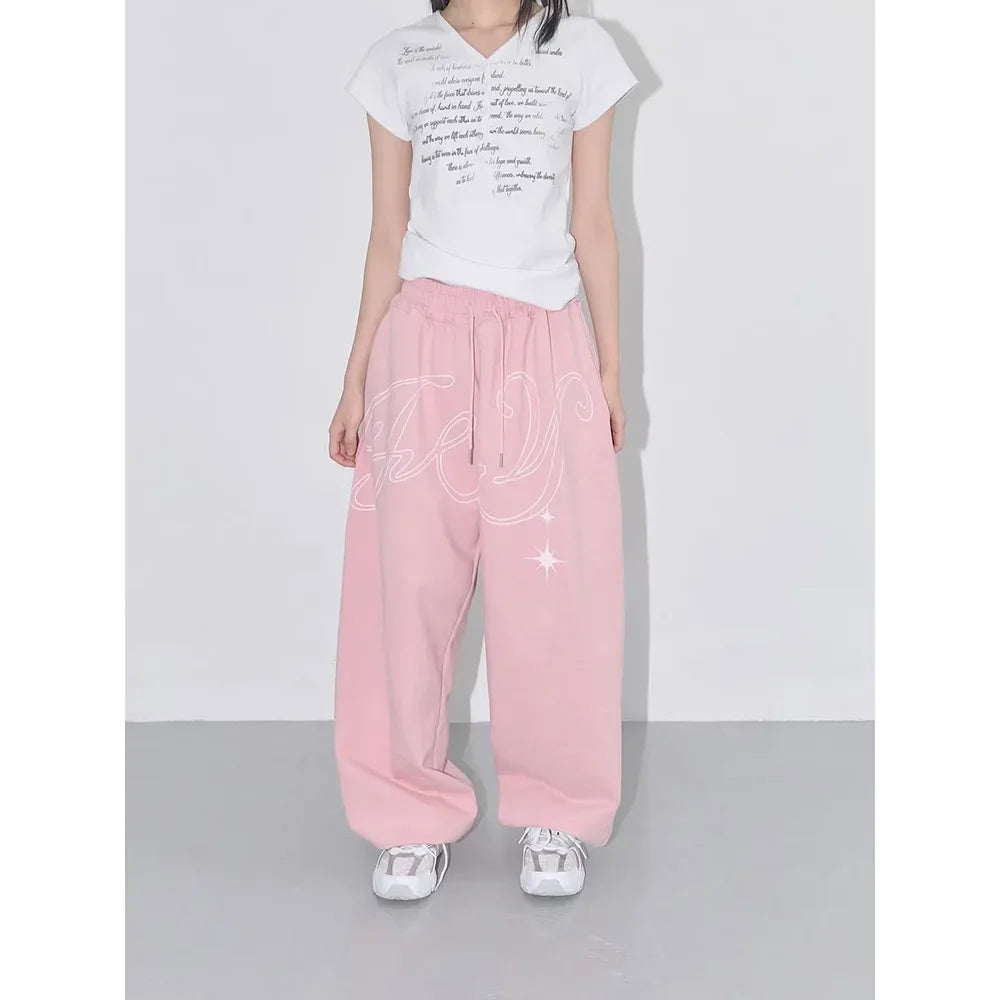 American Style Loose Women's Casual Pants Summer 2025 New Vintage Design Sensation Commuter Versatile Long Trousers