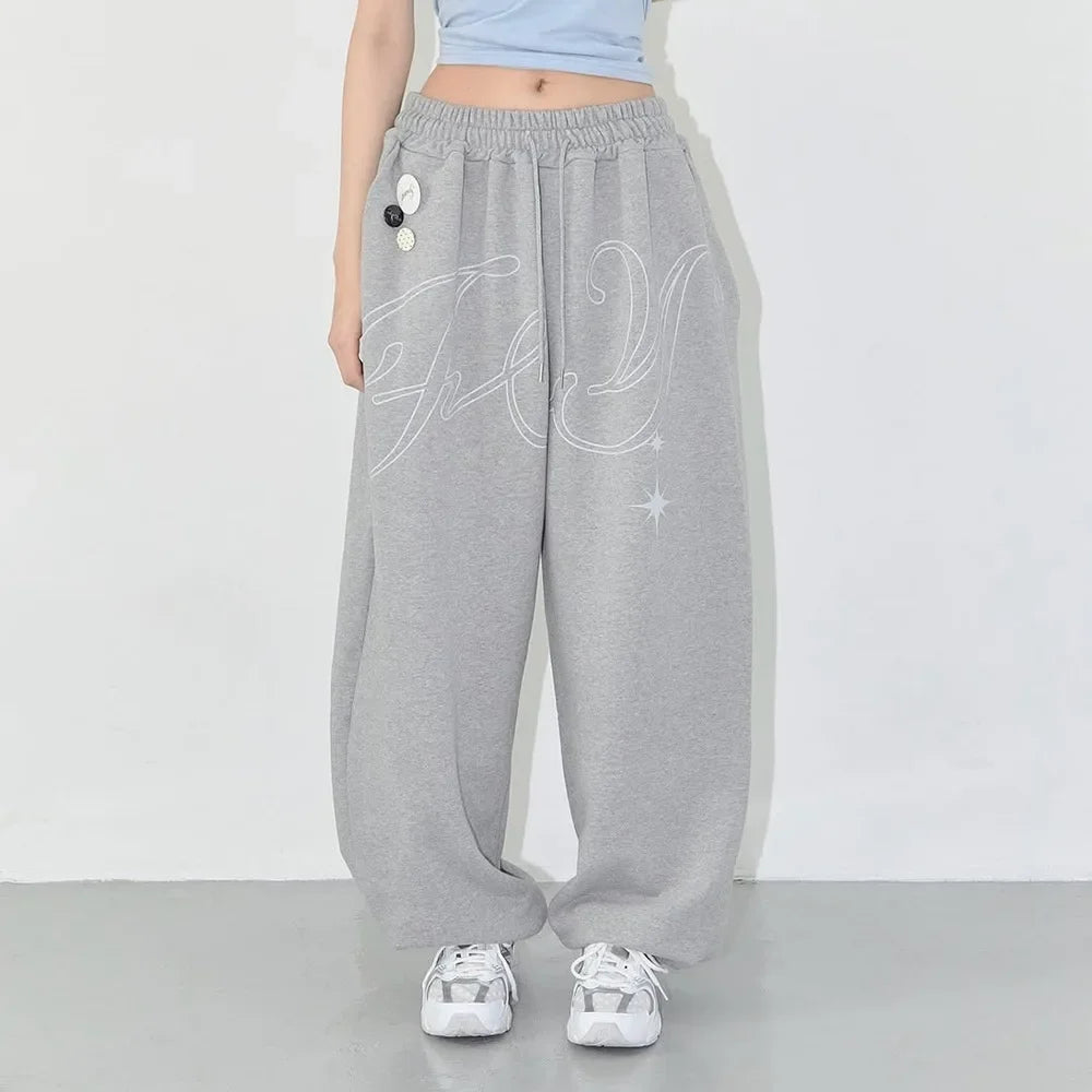 American Style Loose Women's Casual Pants Summer 2025 New Vintage Design Sensation Commuter Versatile Long Trousers