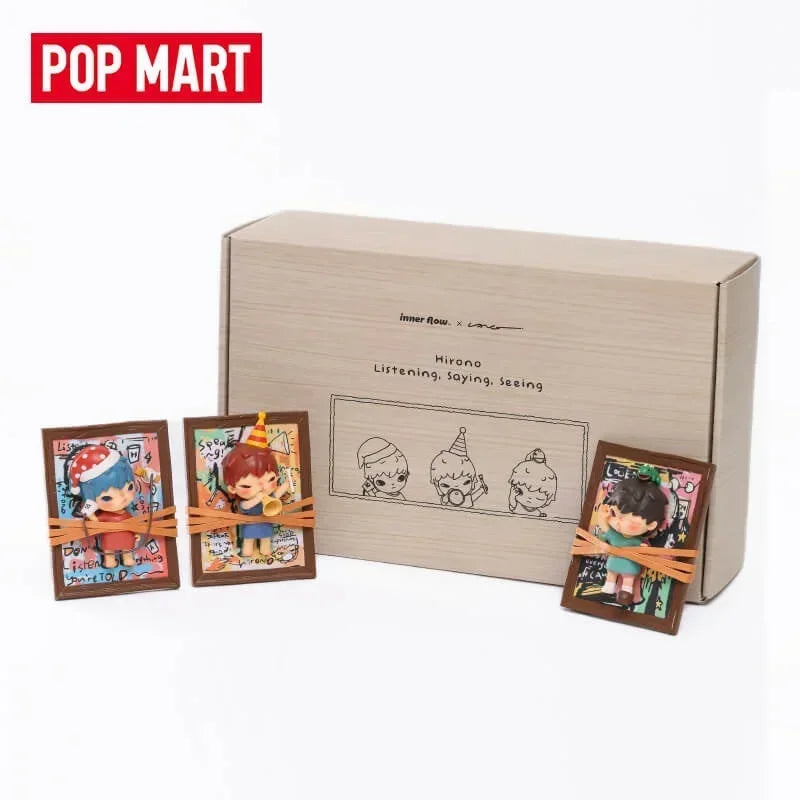 Genuine POPMART Hirono Exclusive Symbiosis Co  existence and King themed Limited