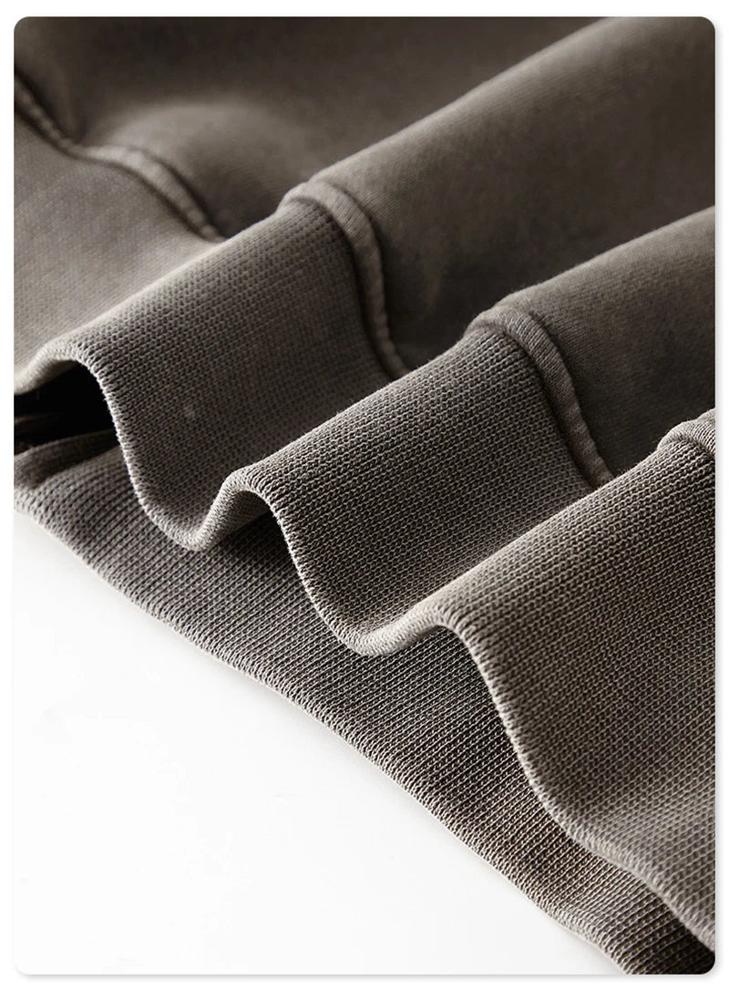 ZODF Retro 2025 Winter Women Short Zipper Hoodies Female Girls Loose 355gsm Thick Fleece Hooded Zip-up Coat Streetwears HY0448