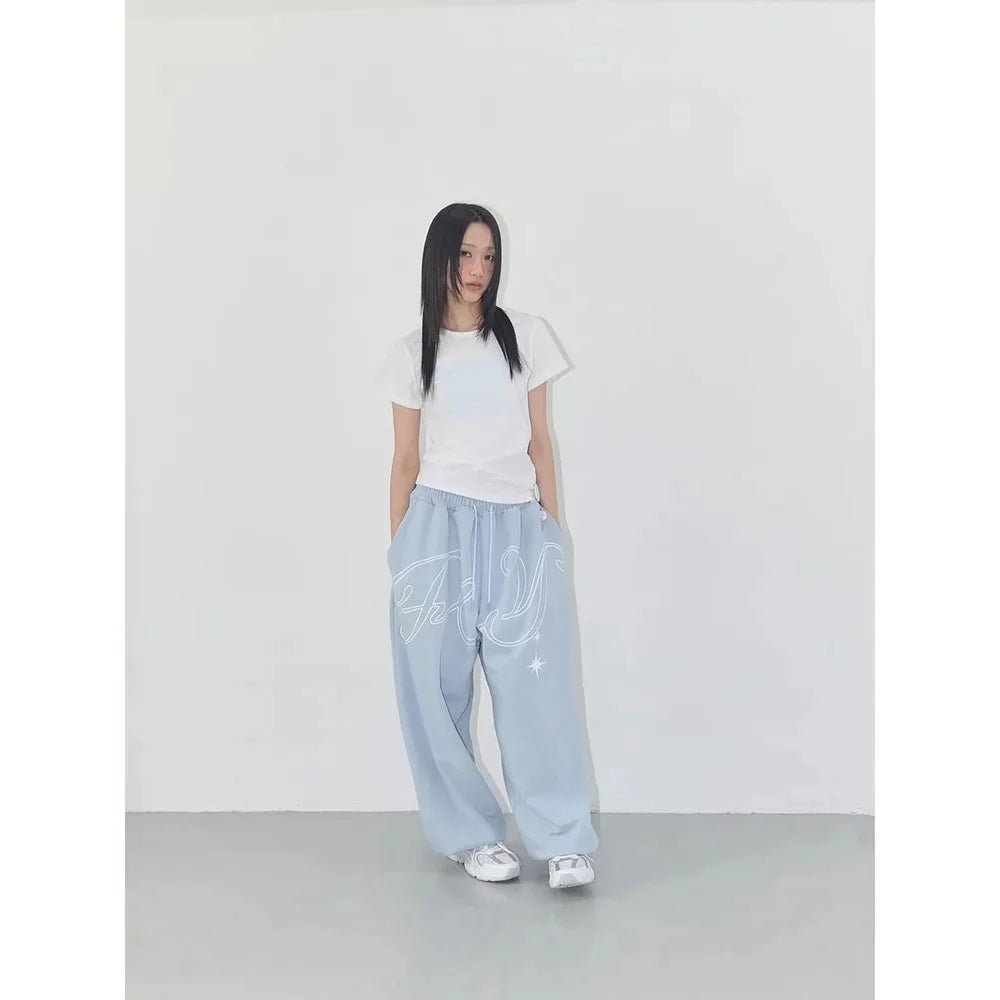 American Style Loose Women's Casual Pants Summer 2025 New Vintage Design Sensation Commuter Versatile Long Trousers