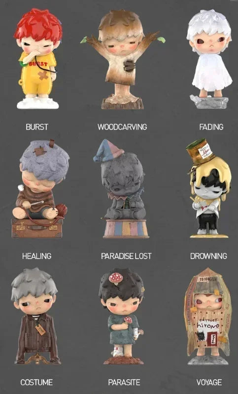 Genuine POPMART HIRONO Reshape Series Puppet Figurine  Blind Box Collectible