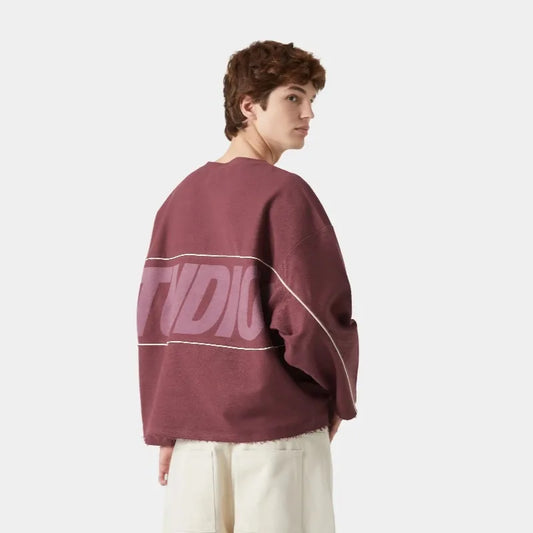 Harajuku Hip-hop Trendy Brand Oversized Cotton Round Neck T-shirt Men Casual Y2K High Street Letter Loose Long-sleeved Top Women