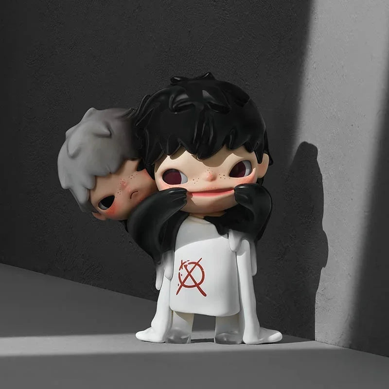 Genuine POPMART Hirono Exclusive Symbiosis Co  existence and King themed Limited