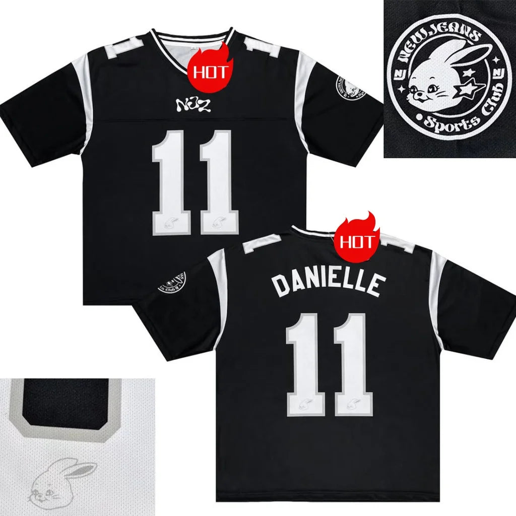 2026 New Rabbit Club Short Sleeved T-Shirt Y2K NJZ Women's Team Fashion Leisure Comfortable Versatile Top Kid/Adult Sports Shirt