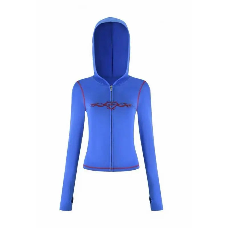 Gia 2025 Shoulder Slimming Letter Printed Bright Thread Design Slimming Hooded Zipper Short Coat Pants Set for Women