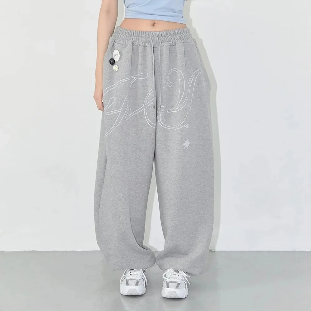 American Style Loose Women's Casual Pants Summer 2025 New Vintage Design Sensation Commuter Versatile Long Trousers