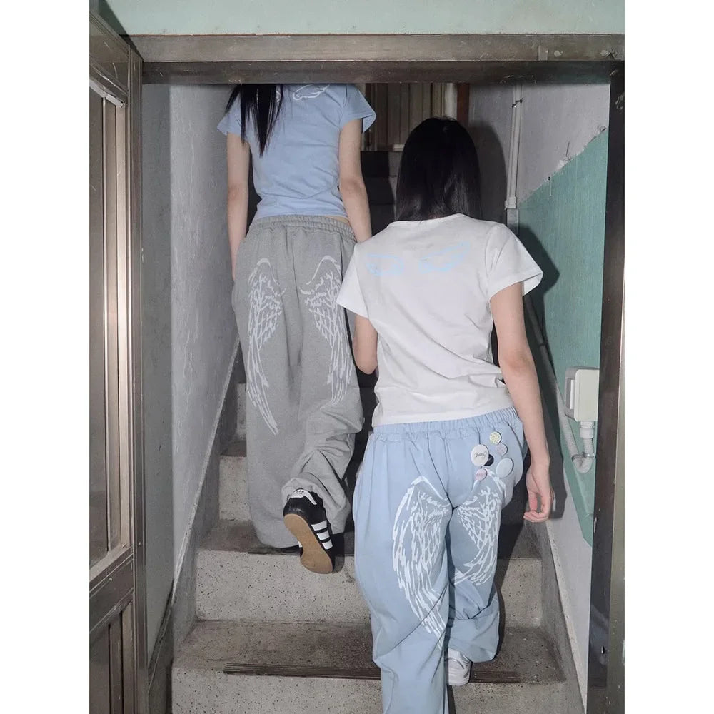 American Style Loose Women's Casual Pants Summer 2025 New Vintage Design Sensation Commuter Versatile Long Trousers