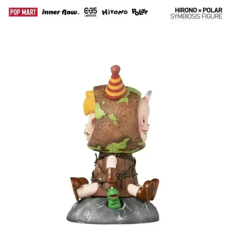 Genuine POPMART Hirono Exclusive Symbiosis Co  existence and King themed Limited