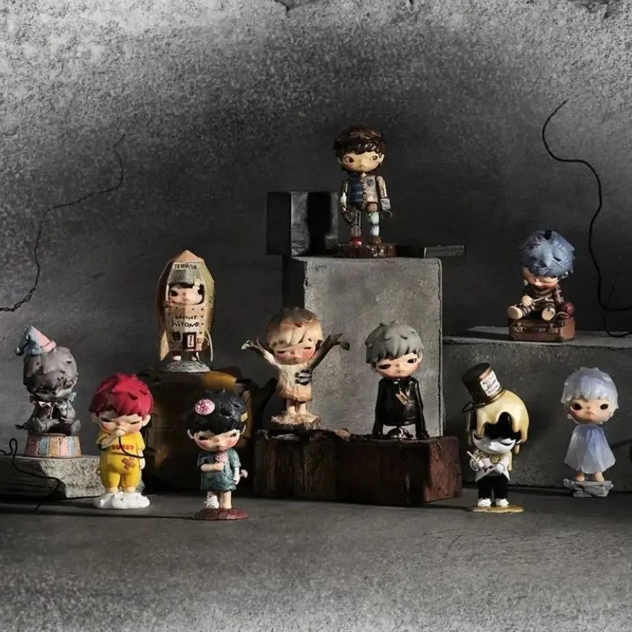 Genuine POPMART HIRONO Reshape Series Puppet Figurine  Blind Box Collectible