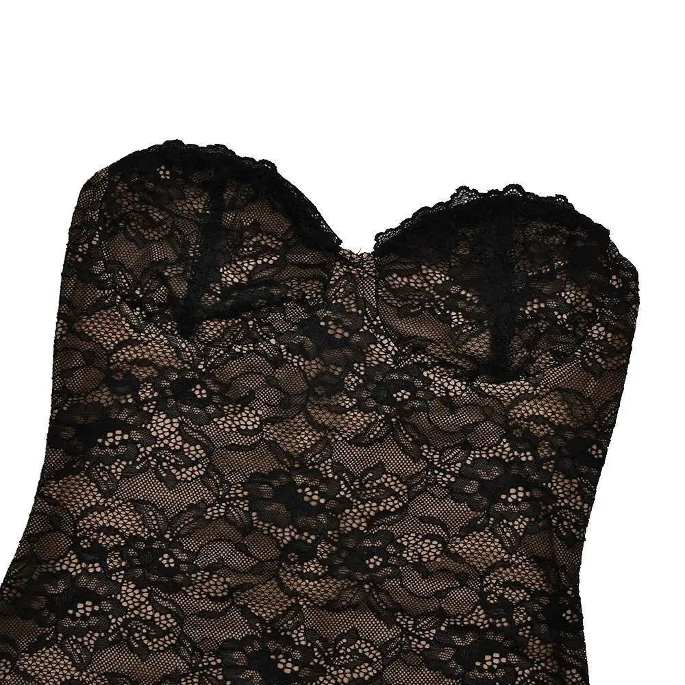 Townlike Lace Slim Bodycon Maxi Long Dress Women 2025 Summer Autumn Winter Dress Nightclub Sexy Party Dresses With Shawl Lining