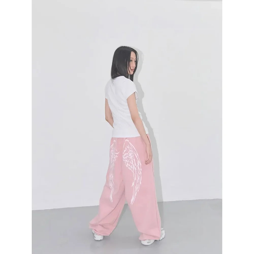 American Style Loose Women's Casual Pants Summer 2025 New Vintage Design Sensation Commuter Versatile Long Trousers