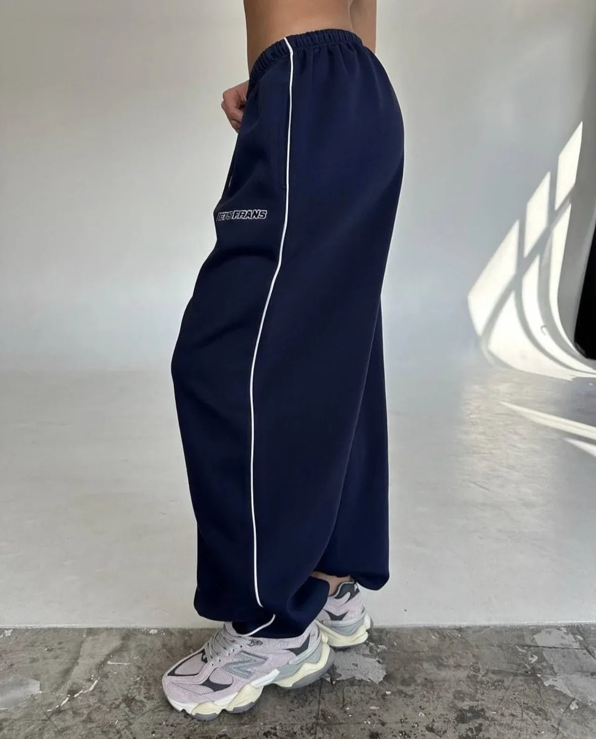Y2K American Black Retro Hip-Hop Oversized Woman Fashion Casual Sweatpants Loose Jogging Pants High Waist Wide-Leg Streetwear