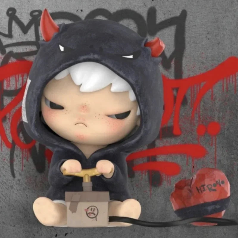 Genuine POPMART Hirono Exclusive Symbiosis Co  existence and King themed Limited