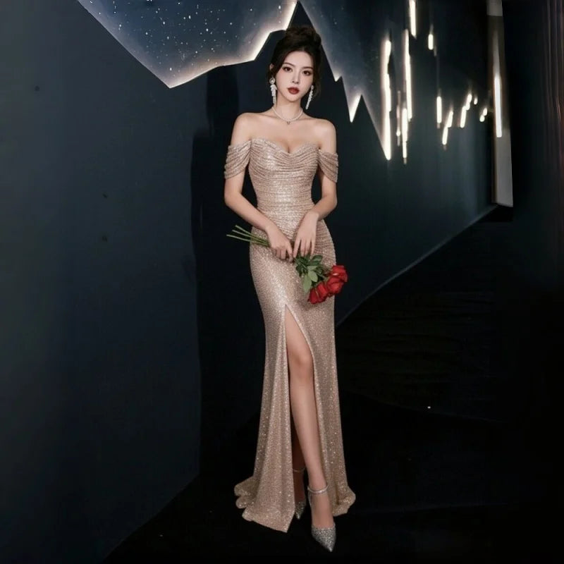 Ele Mermaid Gown with Lace Trim Sundr for Women Birthday Celebration Ball Gown Polyester Fabric Summer Cake Skirt