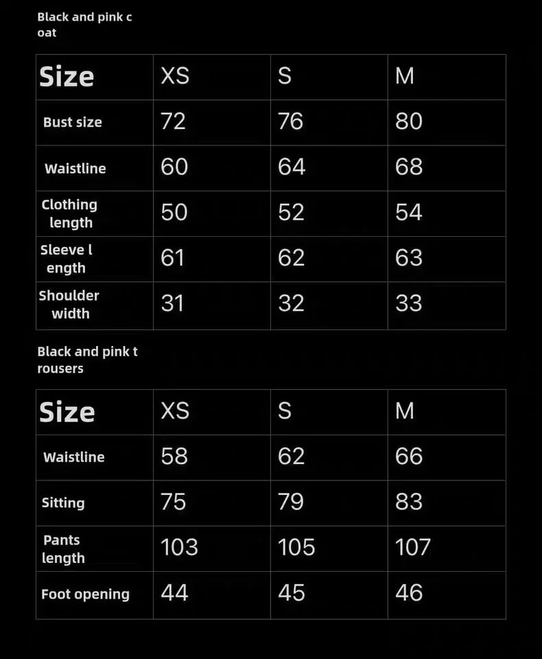 Gia 2025 Shoulder Slimming Letter Printed Bright Thread Design Slimming Hooded Zipper Short Coat Pants Set for Women